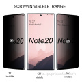 Samsung Note 20 için Anti-Peep Esnek Ekran Koruyucu